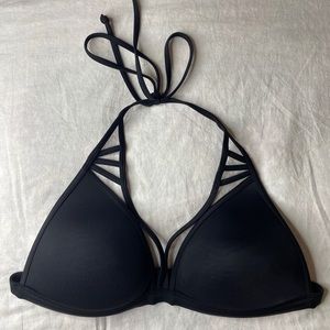 victoria’s secret PINK black bikini top DD